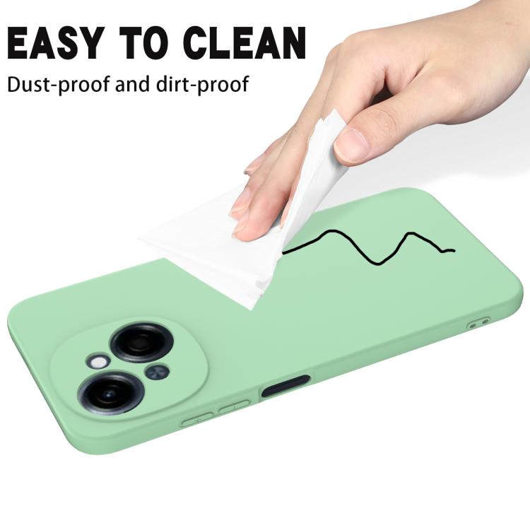 For Tecno Spark Go 2025 Solid Color Liquid Silicone Dropproof Full Coverage Phone Case