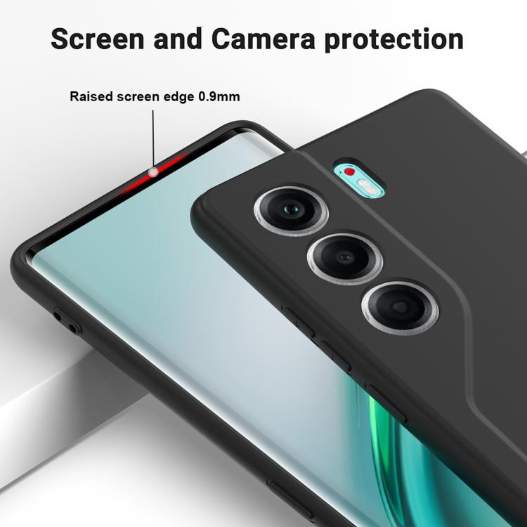 For Tecno Camon 40 Pro 5G Solid Color Liquid Silicone Dropproof Full Coverage Phone Case