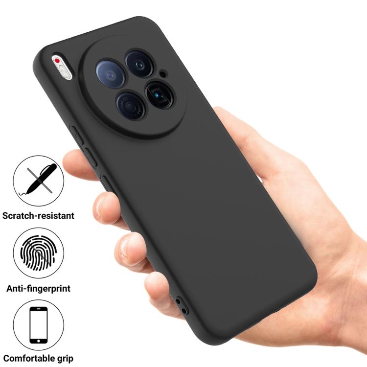 For Tecno Camon 40 Premier 5G Solid Color Liquid Silicone Dropproof Full Coverage Phone Case