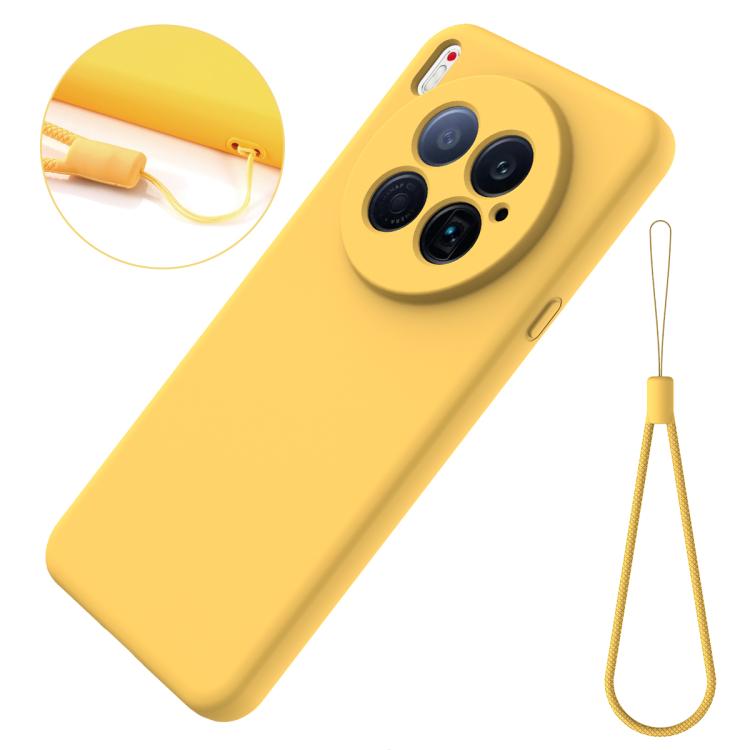 For Tecno Camon 40 Premier 5G Solid Color Liquid Silicone Dropproof Full Coverage Phone Case