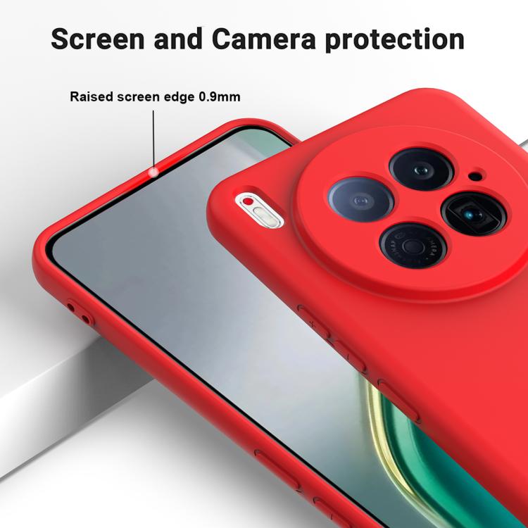 For Tecno Camon 40 Premier 5G Solid Color Liquid Silicone Dropproof Full Coverage Phone Case