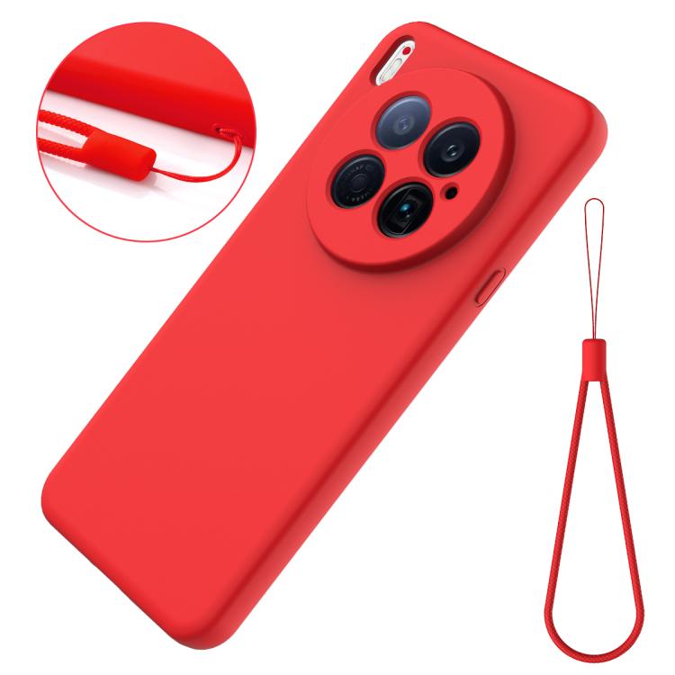 For Tecno Camon 40 Premier 5G Solid Color Liquid Silicone Dropproof Full Coverage Phone Case