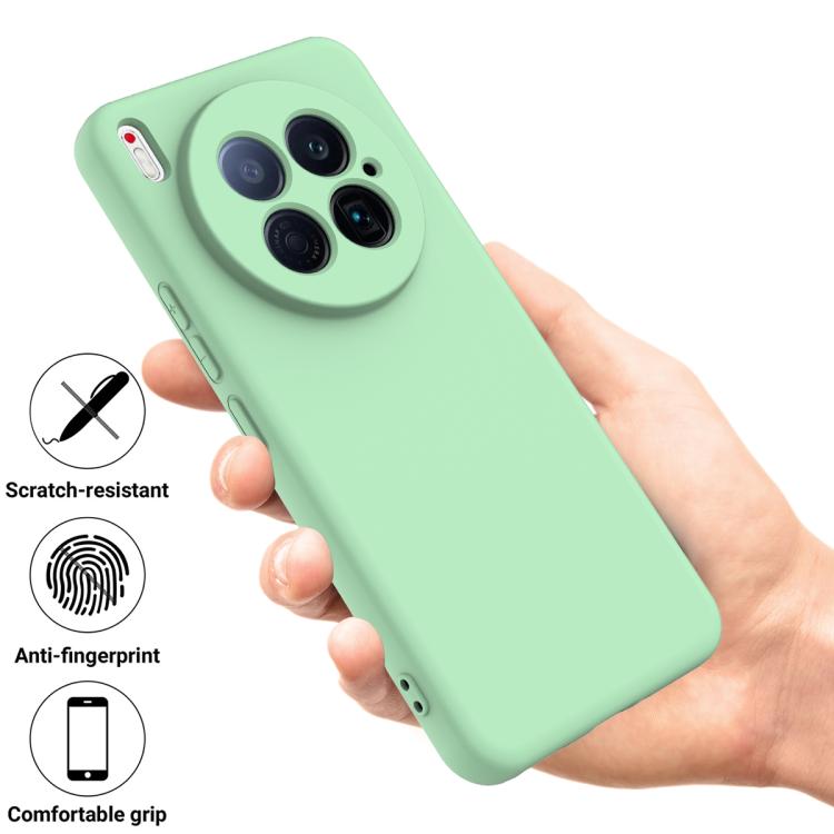 For Tecno Camon 40 Premier 5G Solid Color Liquid Silicone Dropproof Full Coverage Phone Case
