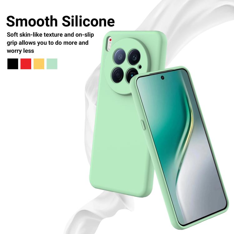 For Tecno Camon 40 Premier 5G Solid Color Liquid Silicone Dropproof Full Coverage Phone Case