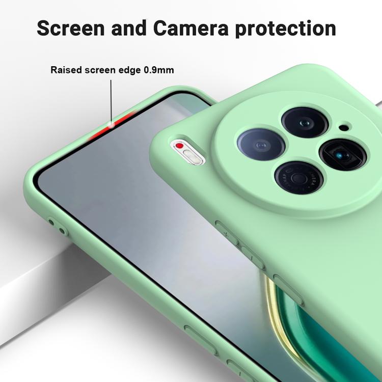 For Tecno Camon 40 Premier 5G Solid Color Liquid Silicone Dropproof Full Coverage Phone Case