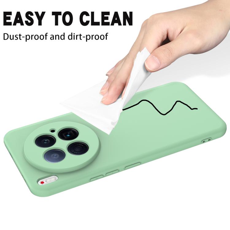 For Tecno Camon 40 Premier 5G Solid Color Liquid Silicone Dropproof Full Coverage Phone Case