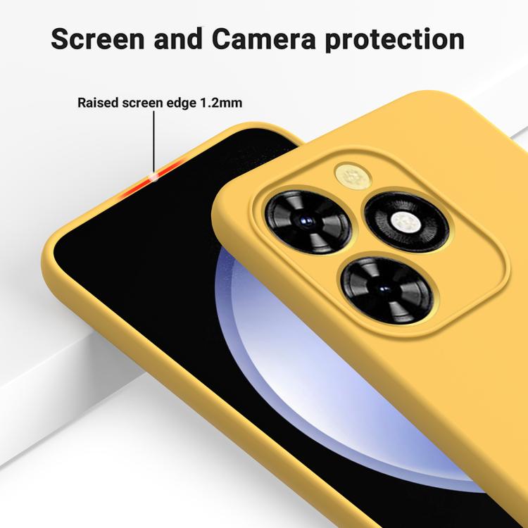 For Tecno Pop 10C / Infinix Smart 10 HD Solid Color Liquid Silicone Dropproof Full Coverage Phone Case