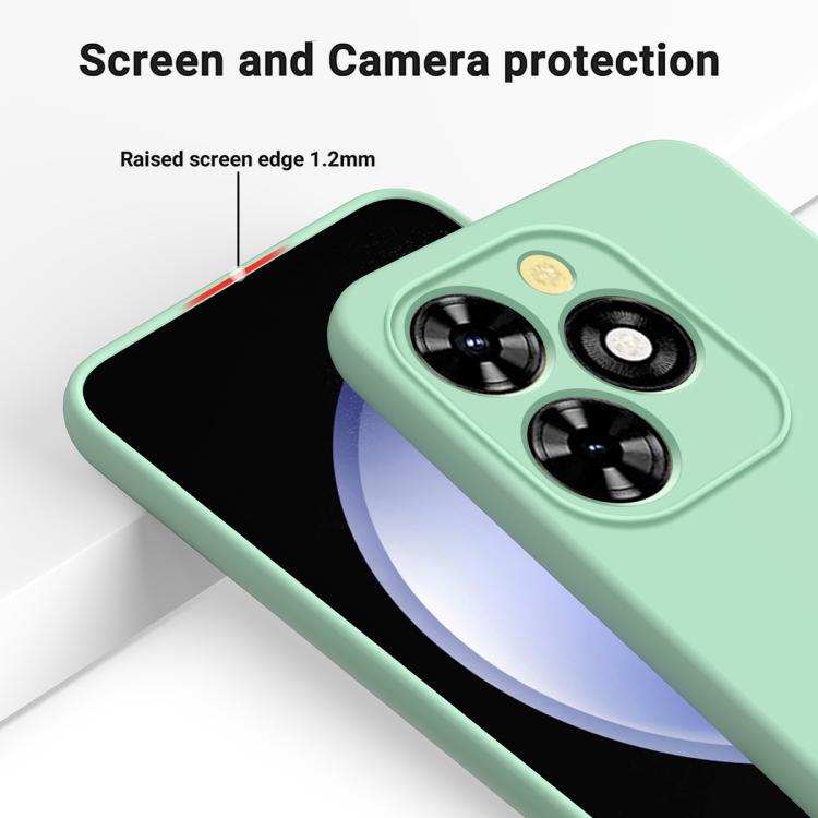 For Tecno Pop 10C / Infinix Smart 10 HD Solid Color Liquid Silicone Dropproof Full Coverage Phone Case