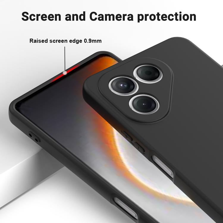 For Tecno Pava 7 4G / Pava 7 Neo Solid Color Liquid Silicone Dropproof Full Coverage Phone Case