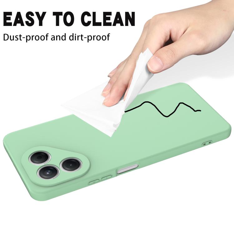 For Tecno Pava 7 4G / Pava 7 Neo Solid Color Liquid Silicone Dropproof Full Coverage Phone Case