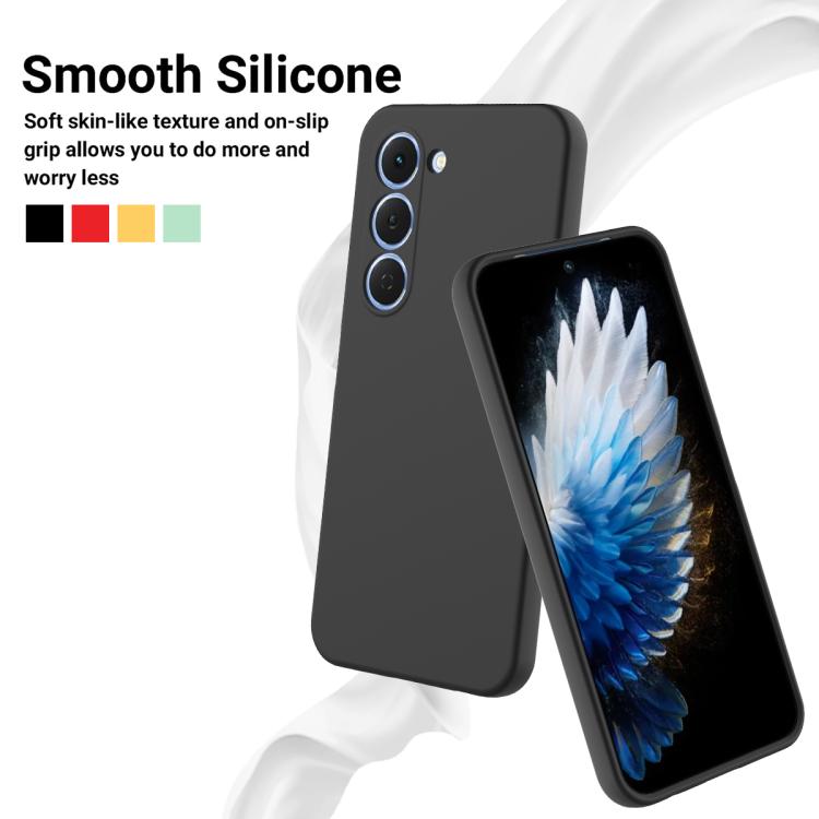 For Tecno Spark 40 Pro 4G Solid Color Liquid Silicone Dropproof Full Coverage Phone Case