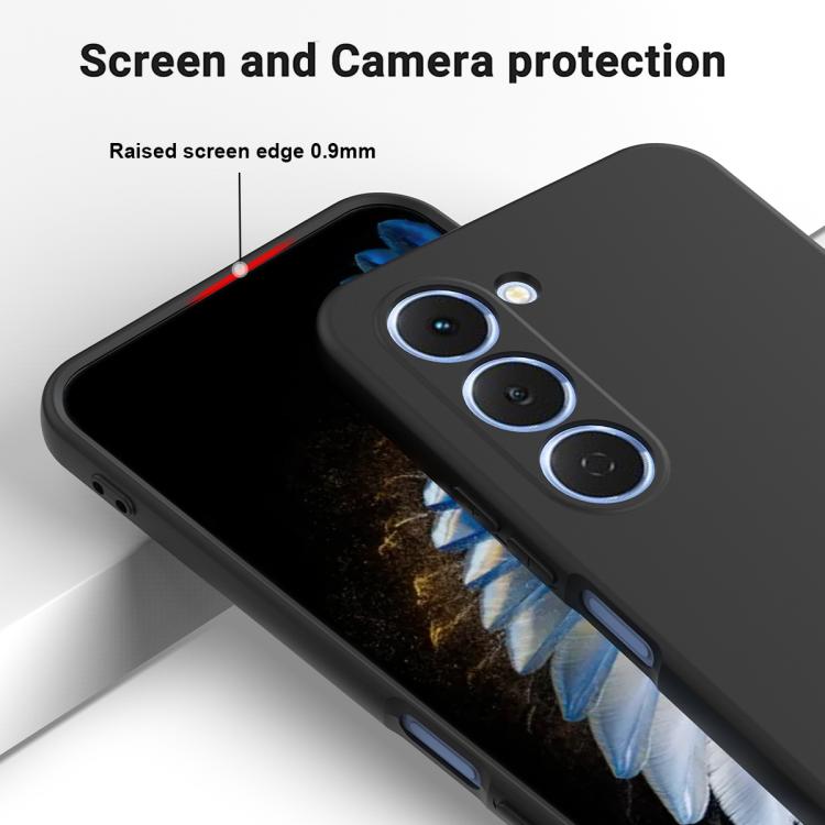 For Tecno Spark 40 Pro 4G Solid Color Liquid Silicone Dropproof Full Coverage Phone Case