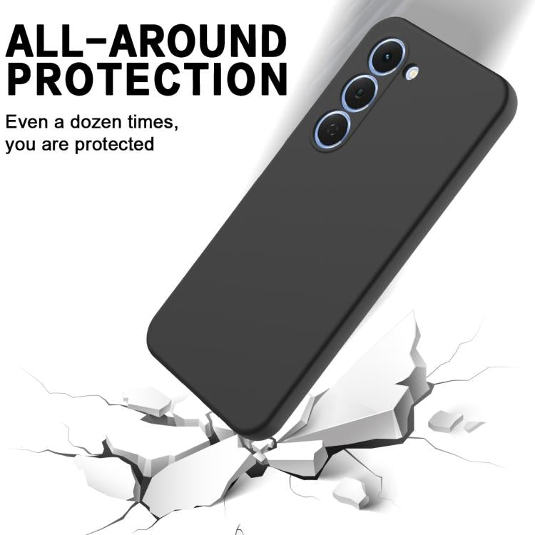 For Tecno Spark 40 Pro 4G Solid Color Liquid Silicone Dropproof Full Coverage Phone Case