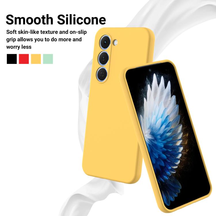 For Tecno Spark 40 Pro 4G Solid Color Liquid Silicone Dropproof Full Coverage Phone Case