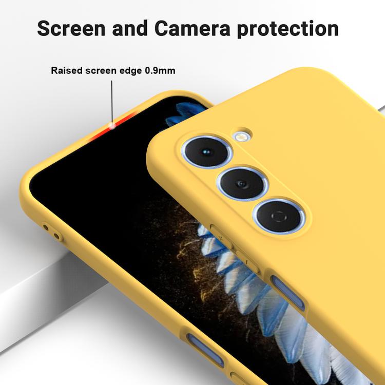 For Tecno Spark 40 Pro 4G Solid Color Liquid Silicone Dropproof Full Coverage Phone Case