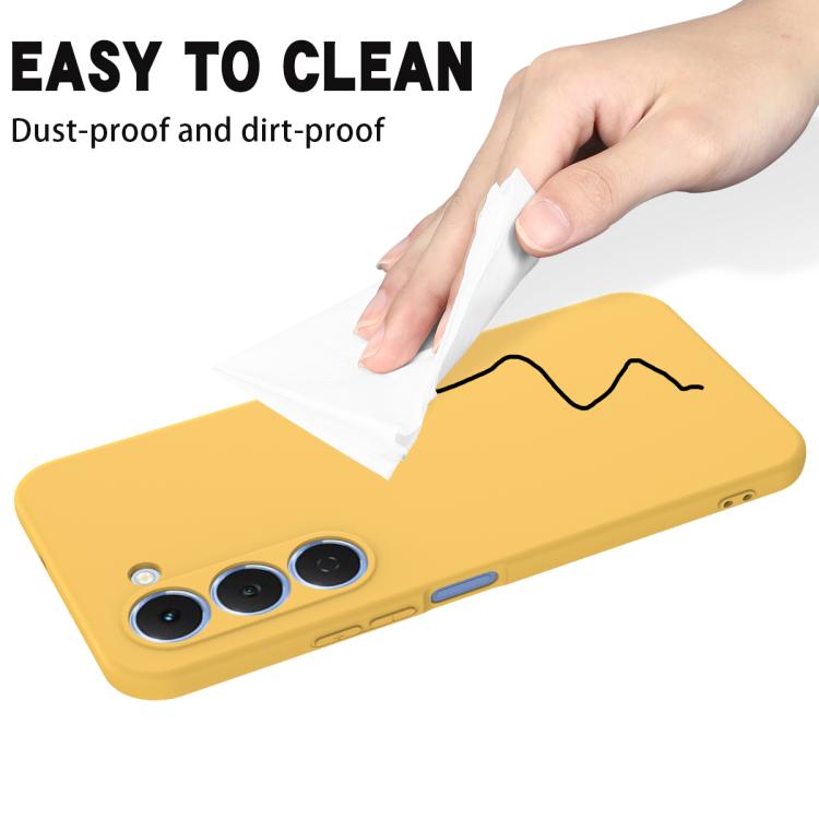 For Tecno Spark 40 Pro 4G Solid Color Liquid Silicone Dropproof Full Coverage Phone Case