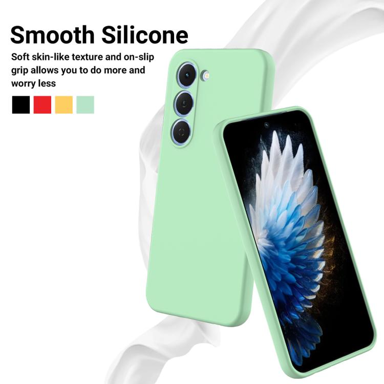 For Tecno Spark 40 Pro 4G Solid Color Liquid Silicone Dropproof Full Coverage Phone Case