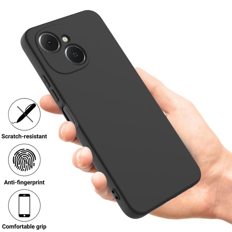 For Tecno Spark 40C 4G Solid Color Liquid Silicone Dropproof Full Coverage Phone Case