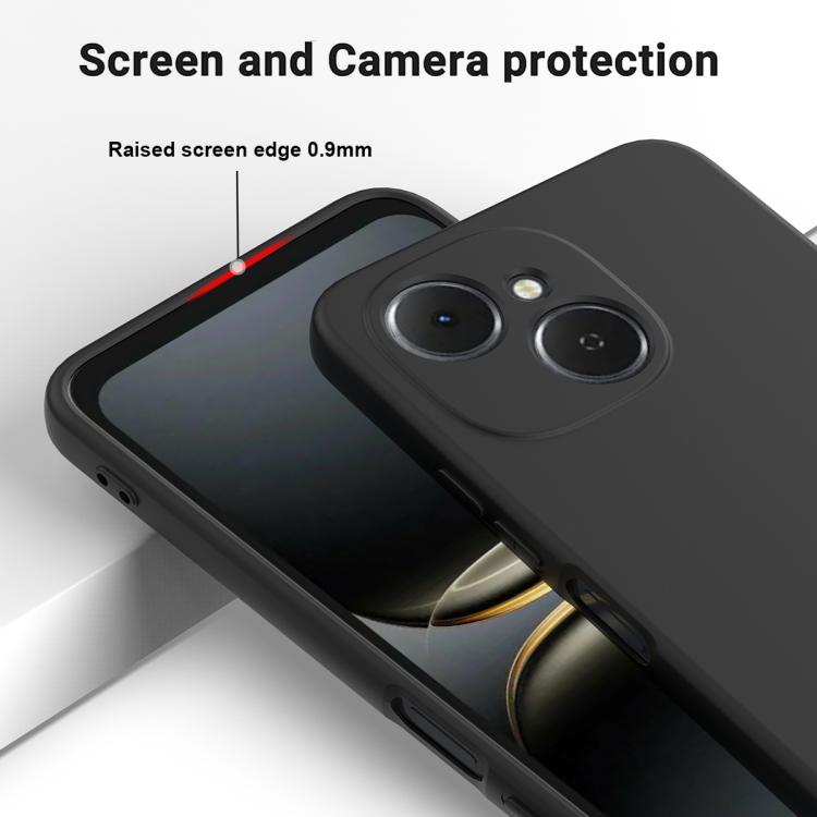 For Tecno Spark 40C 4G Solid Color Liquid Silicone Dropproof Full Coverage Phone Case