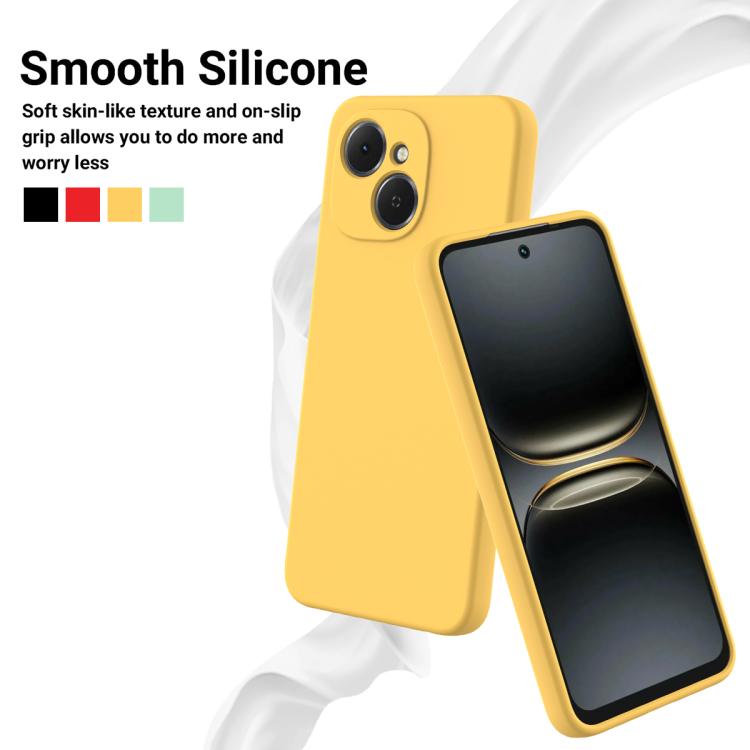 For Tecno Spark 40C 4G Solid Color Liquid Silicone Dropproof Full Coverage Phone Case