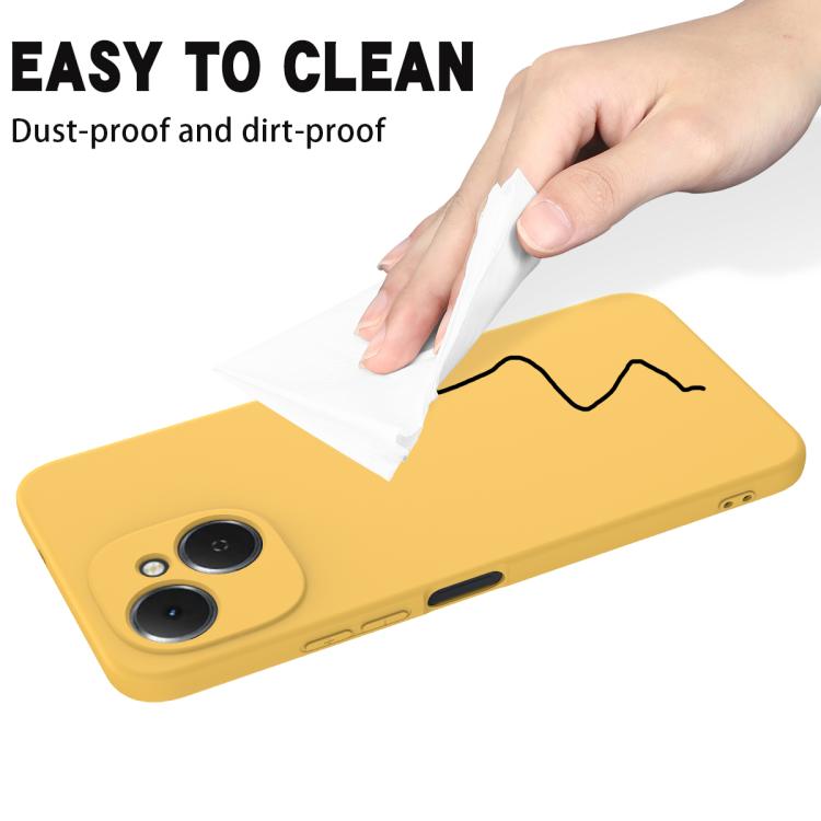 For Tecno Spark 40C 4G Solid Color Liquid Silicone Dropproof Full Coverage Phone Case