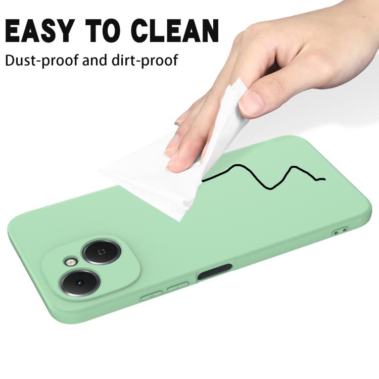 For Tecno Spark 40C 4G Solid Color Liquid Silicone Dropproof Full Coverage Phone Case