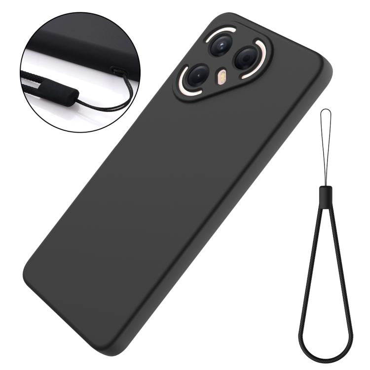 For Tecno Pova 7 Pro 5G Solid Color Liquid Silicone Dropproof Full Coverage Phone Case