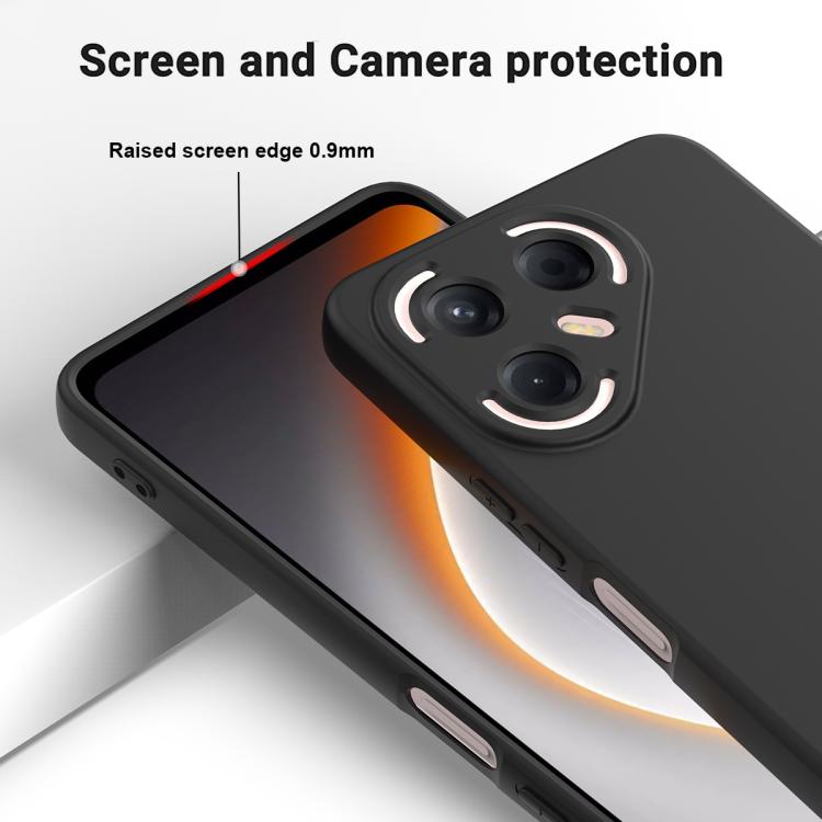 For Tecno Pova 7 Ultra 5G Solid Color Liquid Silicone Dropproof Full Coverage Phone Case