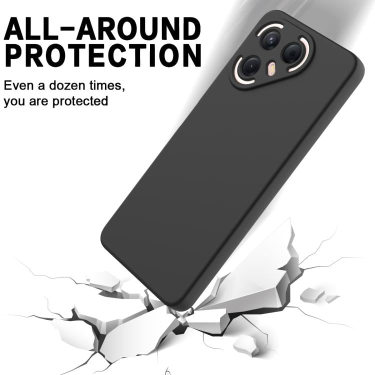 For Tecno Pova 7 Ultra 5G Solid Color Liquid Silicone Dropproof Full Coverage Phone Case