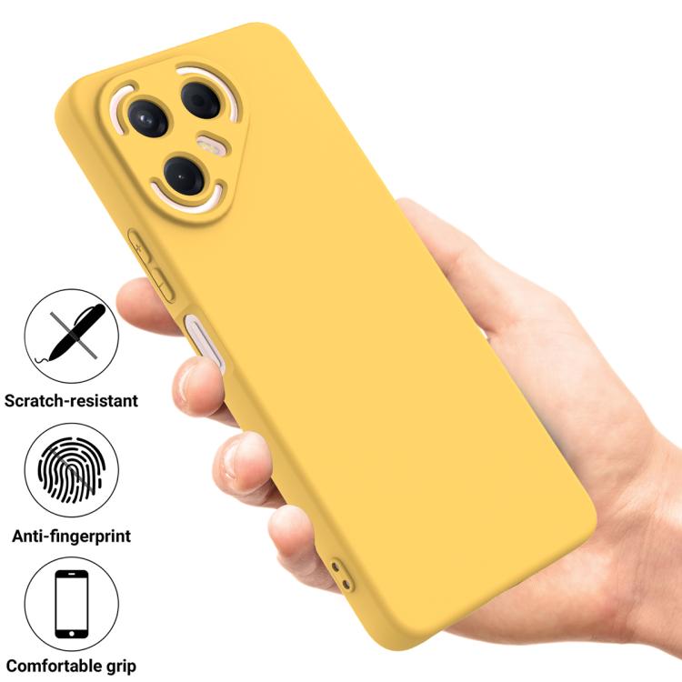 For Tecno Pova 7 Ultra 5G Solid Color Liquid Silicone Dropproof Full Coverage Phone Case