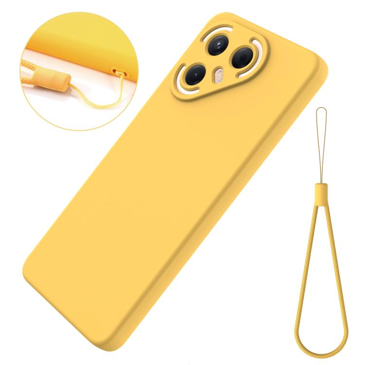 For Tecno Pova 7 Ultra 5G Solid Color Liquid Silicone Dropproof Full Coverage Phone Case