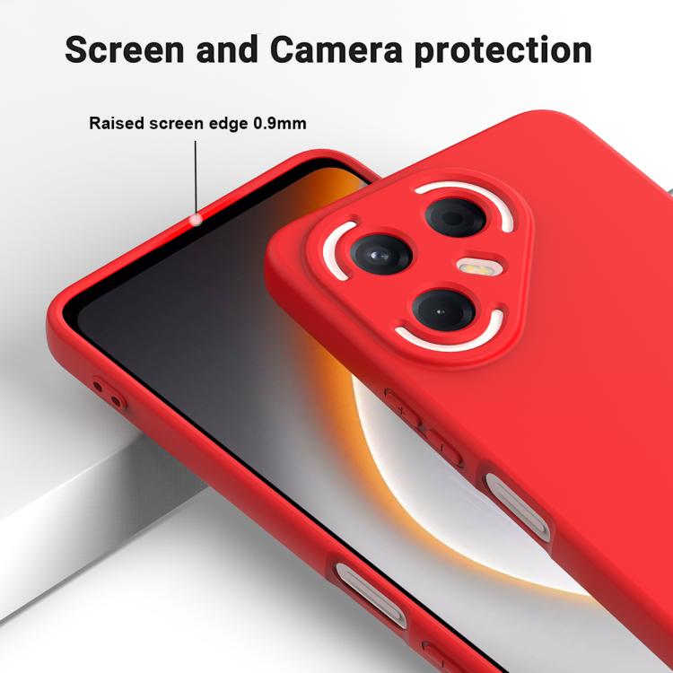 For Tecno Pova 7 Ultra 5G Solid Color Liquid Silicone Dropproof Full Coverage Phone Case