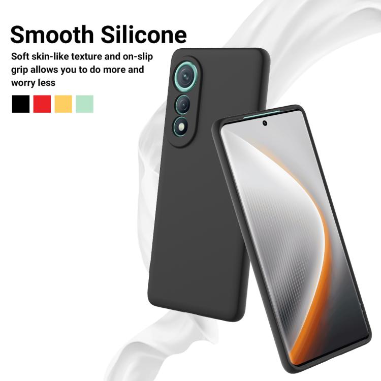 For Tecno Pova Curve 5G Solid Color Liquid Silicone Dropproof Full Coverage Phone Case