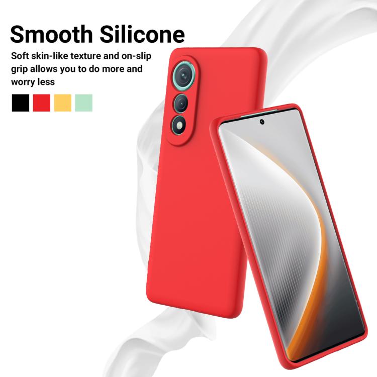 For Tecno Pova Curve 5G Solid Color Liquid Silicone Dropproof Full Coverage Phone Case