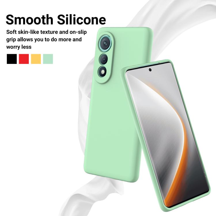 For Tecno Pova Curve 5G Solid Color Liquid Silicone Dropproof Full Coverage Phone Case