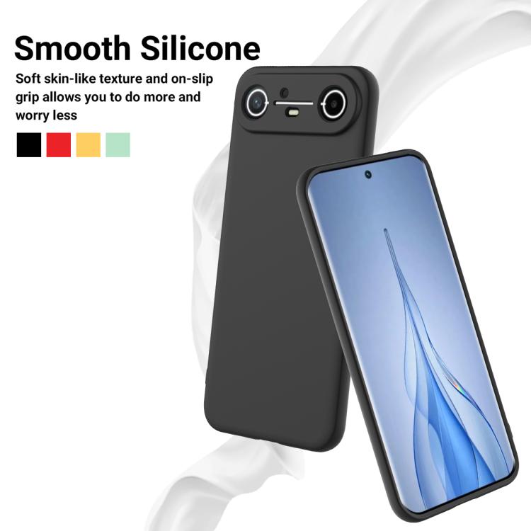 For Tecno Pova Slim 5G / Spark Slim 4G Solid Color Liquid Silicone Dropproof Full Coverage Phone Case