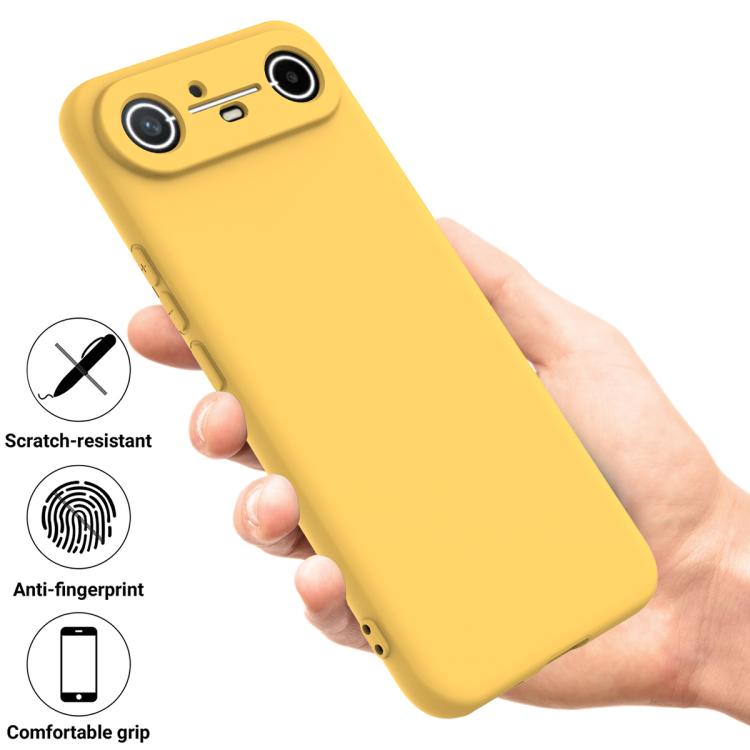 For Tecno Pova Slim 5G / Spark Slim 4G Solid Color Liquid Silicone Dropproof Full Coverage Phone Case