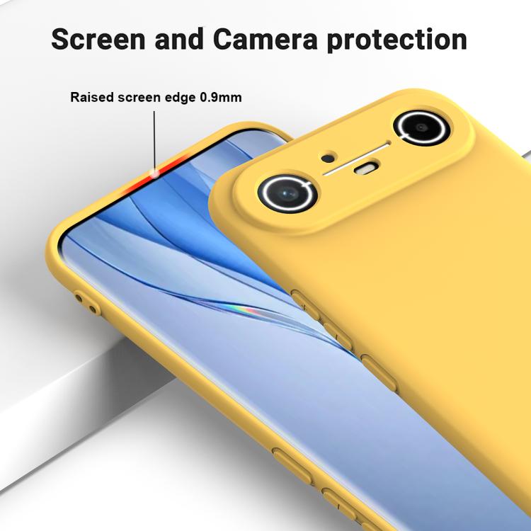 For Tecno Pova Slim 5G / Spark Slim 4G Solid Color Liquid Silicone Dropproof Full Coverage Phone Case