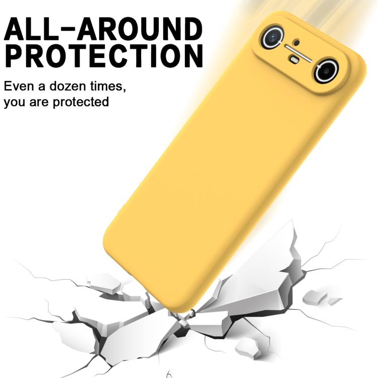 For Tecno Pova Slim 5G / Spark Slim 4G Solid Color Liquid Silicone Dropproof Full Coverage Phone Case