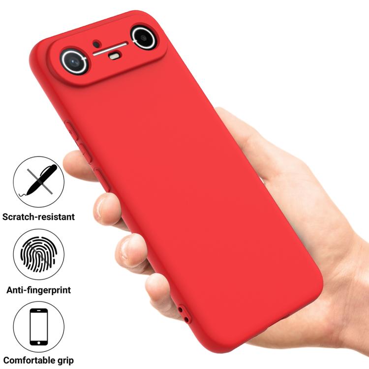 For Tecno Pova Slim 5G / Spark Slim 4G Solid Color Liquid Silicone Dropproof Full Coverage Phone Case
