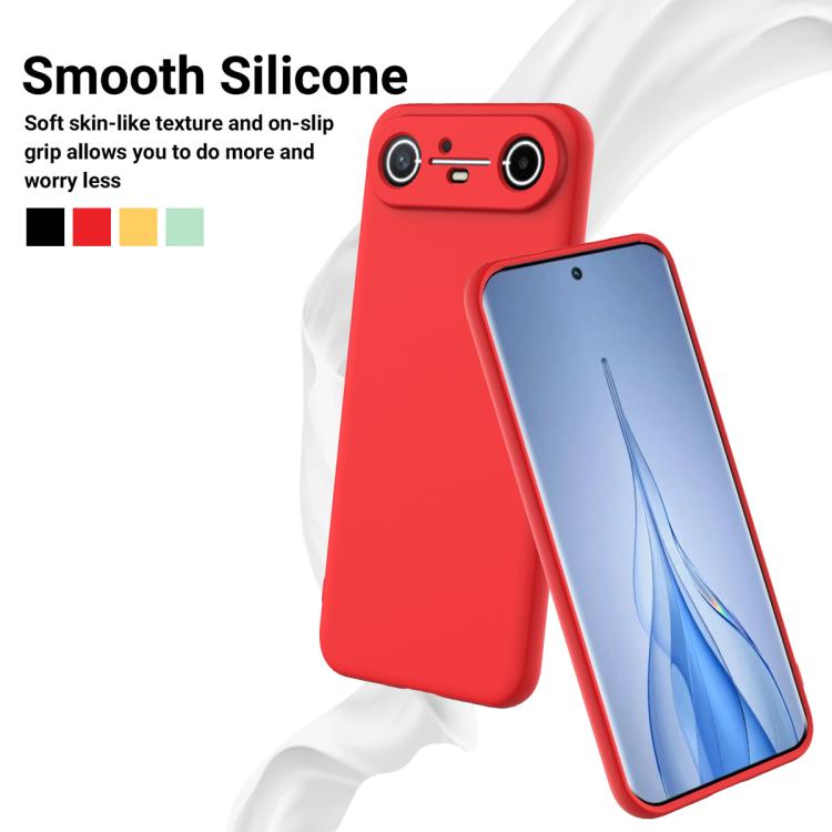 For Tecno Pova Slim 5G / Spark Slim 4G Solid Color Liquid Silicone Dropproof Full Coverage Phone Case