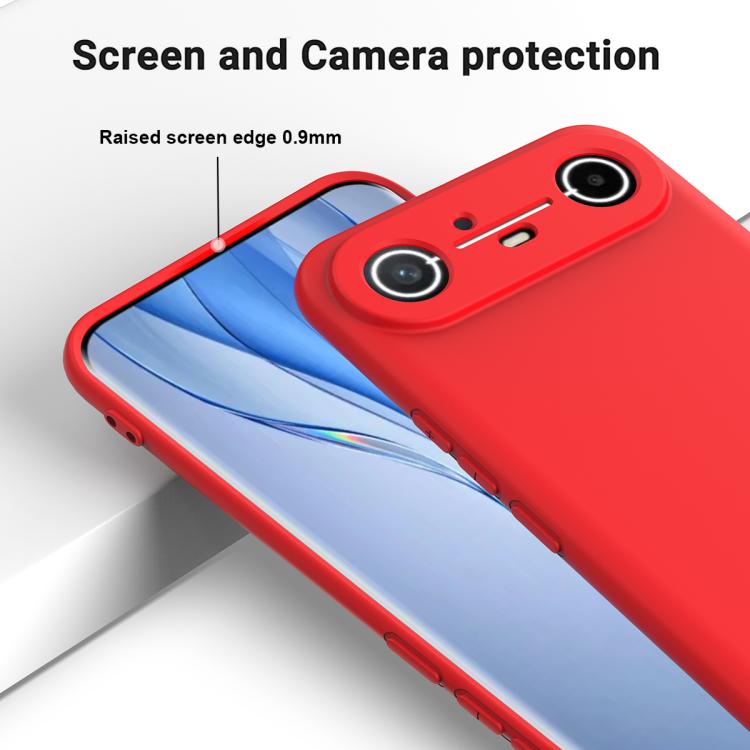 For Tecno Pova Slim 5G / Spark Slim 4G Solid Color Liquid Silicone Dropproof Full Coverage Phone Case
