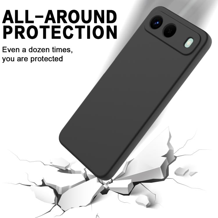 For Tecno Spark Go 5G / Spark 40 5G Solid Color Liquid Silicone Dropproof Full Coverage Phone Case