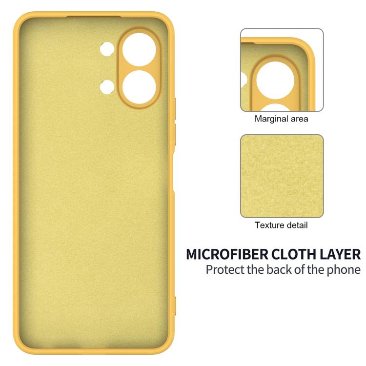 For Tecno Spark Go 3 Solid Color Liquid Silicone Dropproof Full Coverage Phone Case