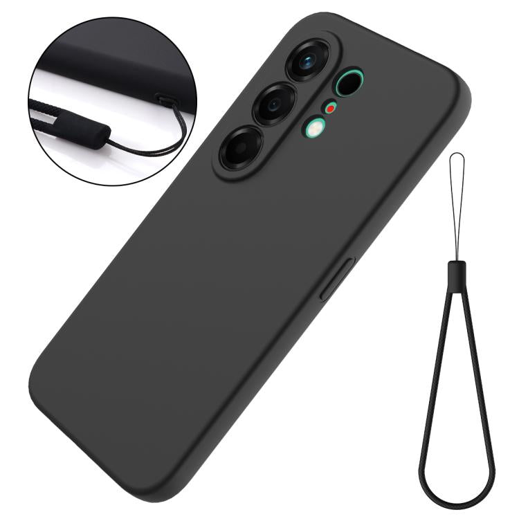 For Tecno Camon 50 Pro 4G / 5G Solid Color Liquid Silicone Dropproof Full Coverage Phone Case