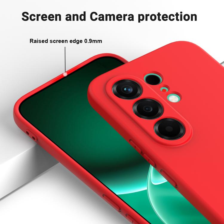 For Tecno Camon 50 Pro 4G / 5G Solid Color Liquid Silicone Dropproof Full Coverage Phone Case