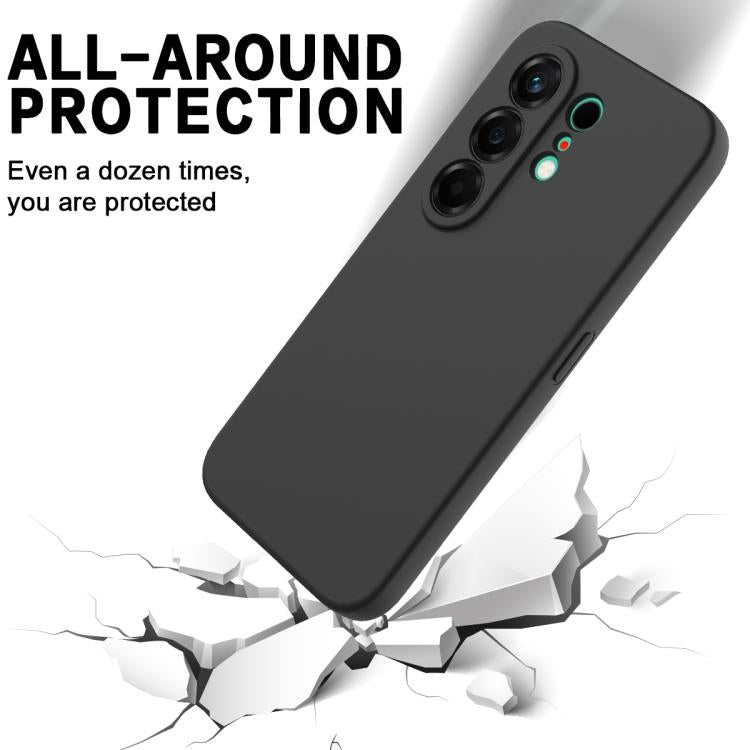 For Tecno Camon 50 4G Solid Color Liquid Silicone Dropproof Full Coverage Phone Case