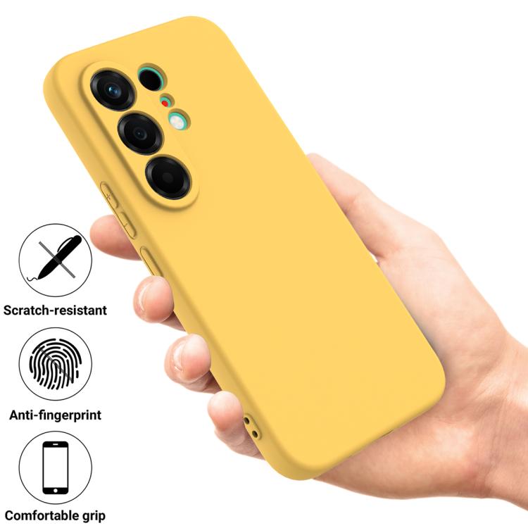 For Tecno Camon 50 4G Solid Color Liquid Silicone Dropproof Full Coverage Phone Case