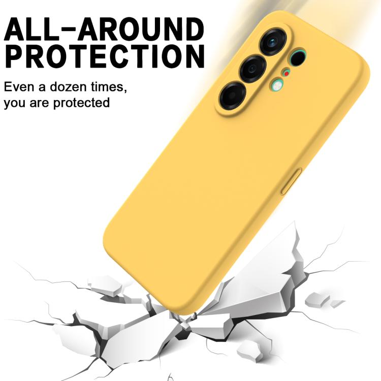 For Tecno Camon 50 4G Solid Color Liquid Silicone Dropproof Full Coverage Phone Case