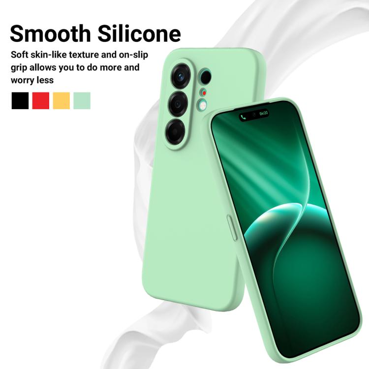 For Tecno Camon 50 4G Solid Color Liquid Silicone Dropproof Full Coverage Phone Case